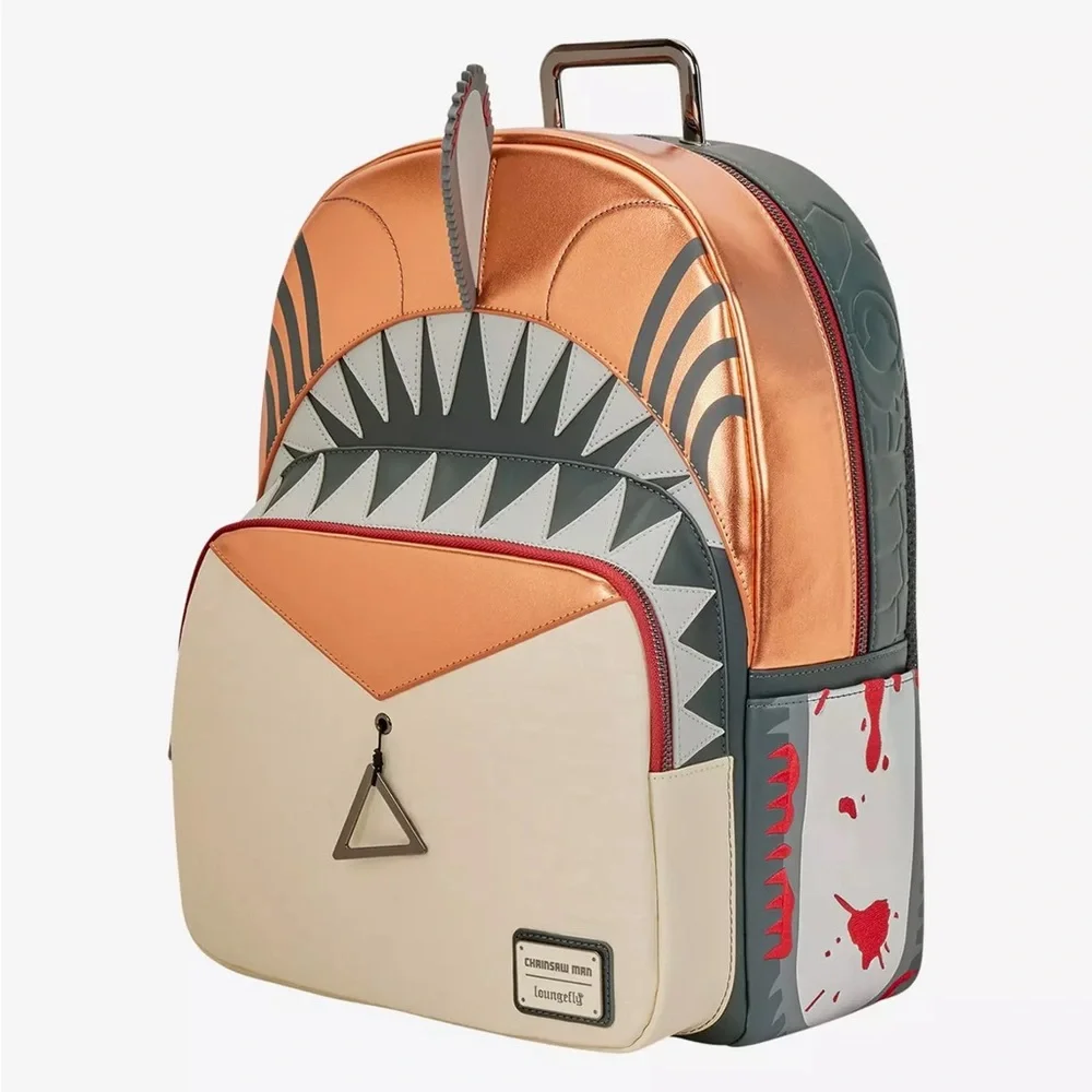 Loungefly Chainsaw man backpack NWT - Picture 3 of 5